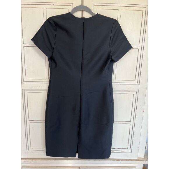 Barney’s New York size 6 black wool & silk dress - Picture 3 of 5